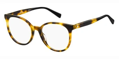 Max Mara Mm1347 Women's Glasses, Tortoiseshell, Size 52 In Brown