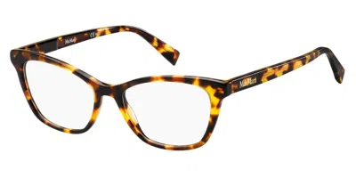 Max Mara Mm1375 Women's Glasses, Tortoiseshell, Size 50 In Brown