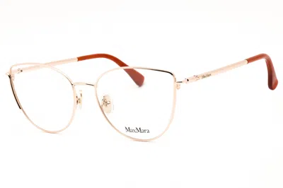 Max Mara Mm5002 Cat-eye Metal Eyeglasses In Gold
