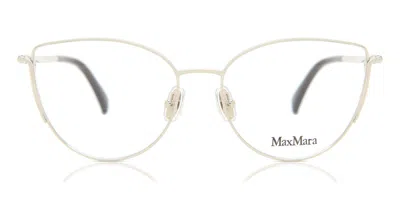 Max Mara Mm5002 032 Occhiali Da Vista Oro Per Donna (solo Montatura) In White