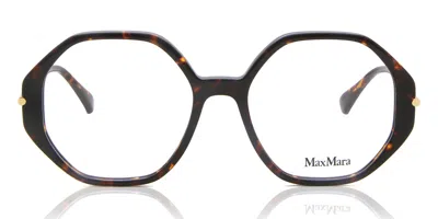 Max Mara Mm5005 52a Occhiali Da Vista Tartarugatishell Per Donna (solo Montatura) In Multi