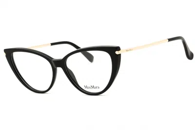 Max Mara Mm5006 Cat-eye Acetate Eyeglasses In Black