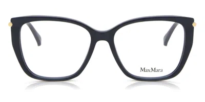 Max Mara Mm5007 090 Occhiali Da Vista Blu Per Donna (solo Montatura) In Black