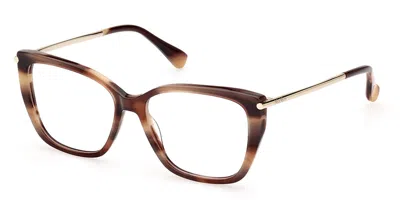 Max Mara Mm5007 Women's Glasses, Brown, Size 53