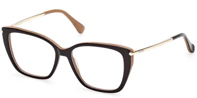 Max Mara Mm5007 Women's Glasses, Brown, Size 53
