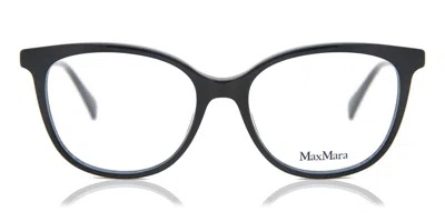 Max Mara Mm5008 001 Occhiali Da Vista Neri Per Donna (solo Montatura) In Black