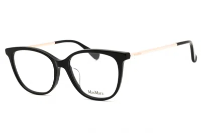 Max Mara Mm5008f Square Acetate Eyeglasses In Black