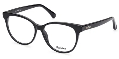 Max Mara Mm5012 001 Occhiali Da Vista Neri Per Donna (solo Montatura) In Black
