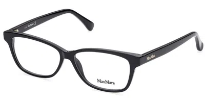 Max Mara Mm5013 001 Occhiali Da Vista Neri Per Donna (solo Montatura) In Black
