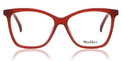 Max Mara Mm5017 066 Occhiali Da Vista Rossi Per Donna (solo Montatura) In Red