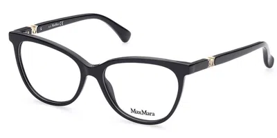Max Mara Mm5018 001 Women's Glasses Black Size 53 - Free Lenses - Blue Light Block Available