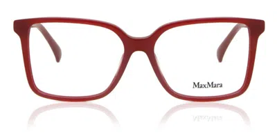 Max Mara Mm5022 066 Occhiali Da Vista Rossi Per Donna (solo Montatura) In Red