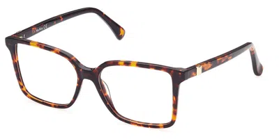 Max Mara Mm5022 054 Occhiali Da Vista Tartarugatishell Per Donna (solo Montatura) In Multi