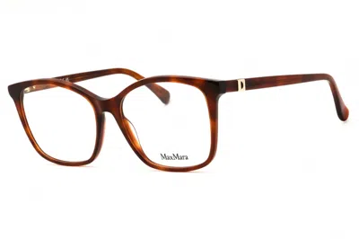 Max Mara Mm5023 053 Blonde Havana 55mm In Brown