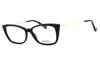 Max Mara Ladies Blue Rectangular Eyeglass Frames Mm5009 In Multi