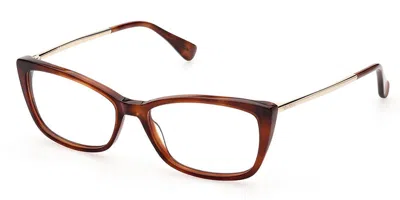 Max Mara Mm5026 53a Occhiali Da Vista Tartarugatishell Per Donna (solo Montatura) In Brown
