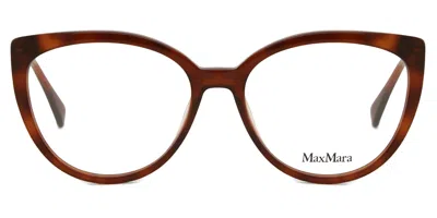 Max Mara Mm5028 053 Occhiali Da Vista Tartarugatishell Per Donna (solo Montatura) In Brown