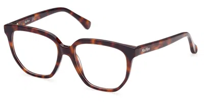 Max Mara Mm5031 052 Occhiali Da Vista Tartarugatishell Per Donna (solo Montatura) In Brown