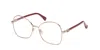 Max Mara Mm5034 034 Shiny Light Bronze 54mm In Gold