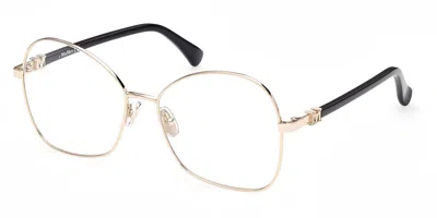 Max Mara Mm5033 032 Occhiali Da Vista Oro Per Donna (solo Montatura) In Metallic