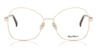 Max Mara Mm5033 028 Occhiali Da Vista Rose-oro Per Donna (solo Montatura) In Gold
