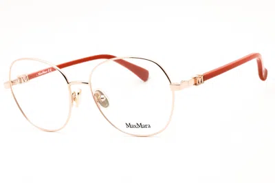 Max Mara Mm5034 Eyeglasses In Rose Gold