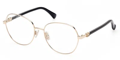 Max Mara Mm5034 032 Occhiali Da Vista Oro Per Donna (solo Montatura) In Gold