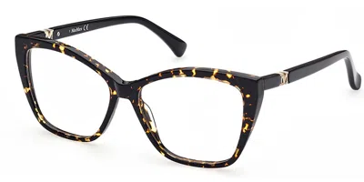 Max Mara Mm5036 047 Women's Glasses Tortoiseshell Size 54 - Free Lenses - Blue Light Block Available