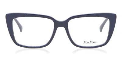 Max Mara Mm5037 090 Occhiali Da Vista Blu Per Donna (solo Montatura) In Black