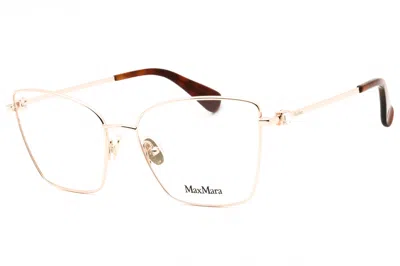 Max Mara Mm5048 Cat Eye Metal Eyeglasses In Gold