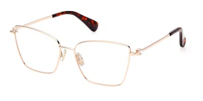 Max Mara Mm5048 Women's Glasses, Rose-gold, Size 55
