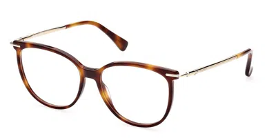 Max Mara Mm5050 Women's Glasses, Tortoiseshell, Size 54 In Brown