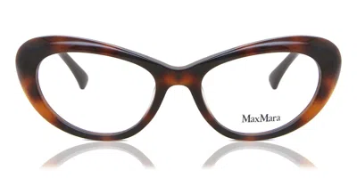 Max Mara Mm5051 Women's Glasses, Tortoiseshell, Size 52 In Brown