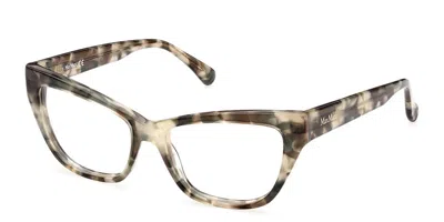Max Mara Mm5053 Women's Glasses, Tortoiseshell, Size 53 In Transparent