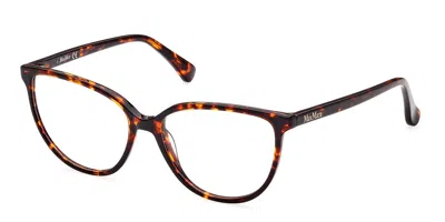 Max Mara Mm5055 Women's Glasses, Tortoiseshell, Size 54 In Brown