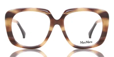 Max Mara Mm5058 048 Women's Glasses Tortoiseshell Size 53 - Free Lenses - Blue Light Block Available In Brown