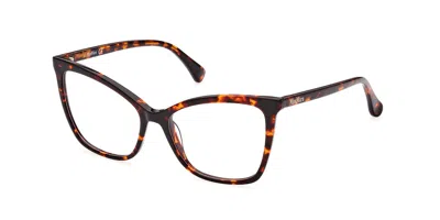 Max Mara Mm5060 054 Women's Glasses Tortoiseshell Size 54 - Free Lenses - Blue Light Block Available In Red