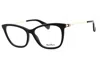Max Mara Ladies Blue Rectangular Eyeglass Frames Mm5009 In Multi