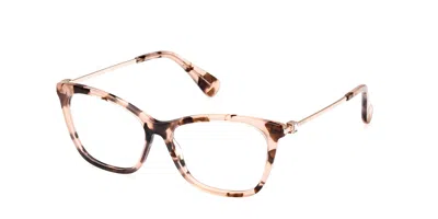Max Mara Mm5070 055 Women's Glasses Tortoiseshell Size 54 - Free Lenses - Blue Light Block Available In Brown