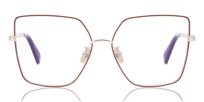 Max Mara Mm5073-h-b Women's Glasses, Red, Size 60 In Brown