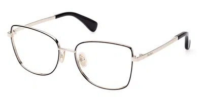 Max Mara Mm5074 Women's Glasses, Gold, Size 56 In Orange