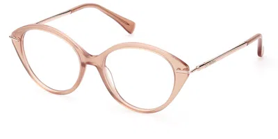 Max Mara Mm5075 Women's Glasses, Brown, Size 52