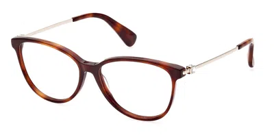 Max Mara Mm5078 Women's Glasses, Tortoiseshell, Size 54 In Brown