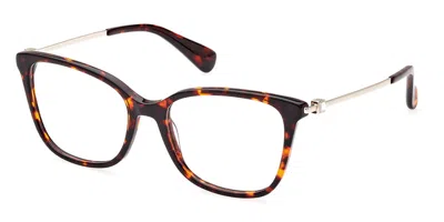 Max Mara Mm5079 Women's Glasses, Tortoiseshell, Size 54 In Brown
