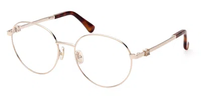 Max Mara Mm5081 Women's Glasses, Gold, Size 55 In White