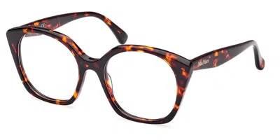 Max Mara Mm5082 Women's Glasses, Tortoiseshell, Size 53 In Brown