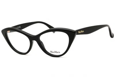 Max Mara Mm5083 Cat Eye Eyeglasses In Black