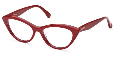Max Mara Mm5083 066 Women's Glasses Red Size 53 - Free Lenses - Blue Light Block Available