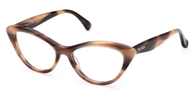 Max Mara Mm5083 Women's Glasses, Tortoiseshell, Size 53 In Brown