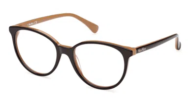 Max Mara Mm5084 Women's Glasses, Black, Size 53 In Multi